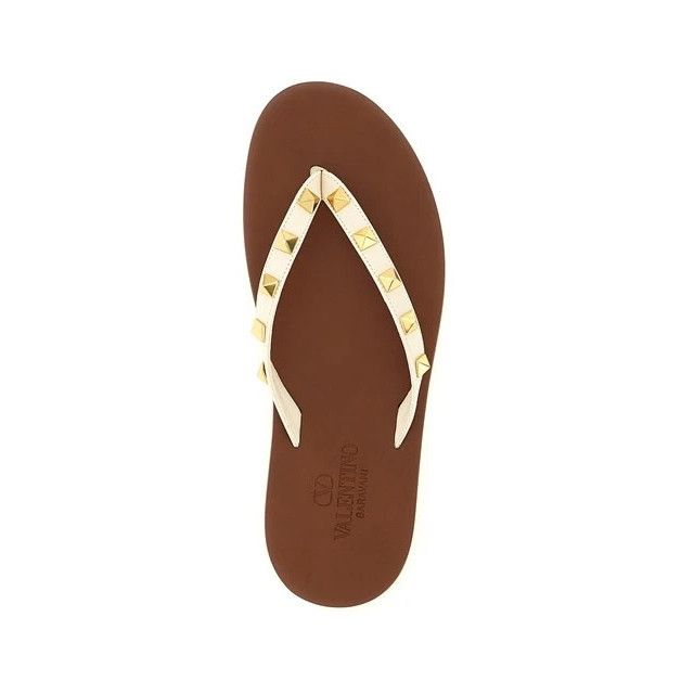 Valentino VALENTINO GARAVANI Rockstud White Sandals New & Authentic (W Size US 8 / IT 38 - 4 Thumbnail