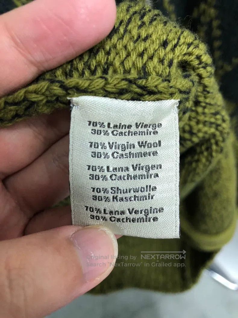 Hermes Hermes Hand-Knitted Cashmere Sweater, Step Ladder Long Rec Size US XL / EU 56 / 4 - 5 Thumbnail