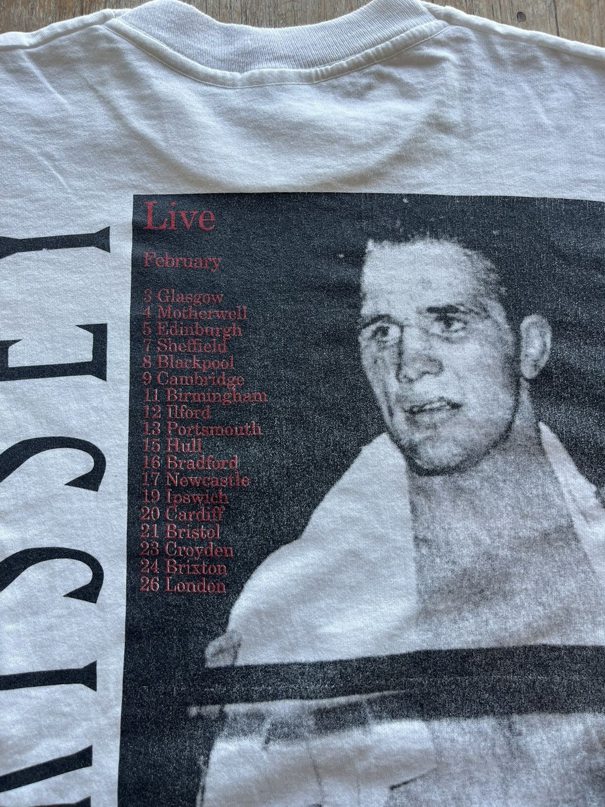 Band Tees × Morrissey × Vintage Vintage MORRISSEY IN PERSON 90’s Tour Tshirt Size US XL / EU 56 / 4 - 10 Thumbnail