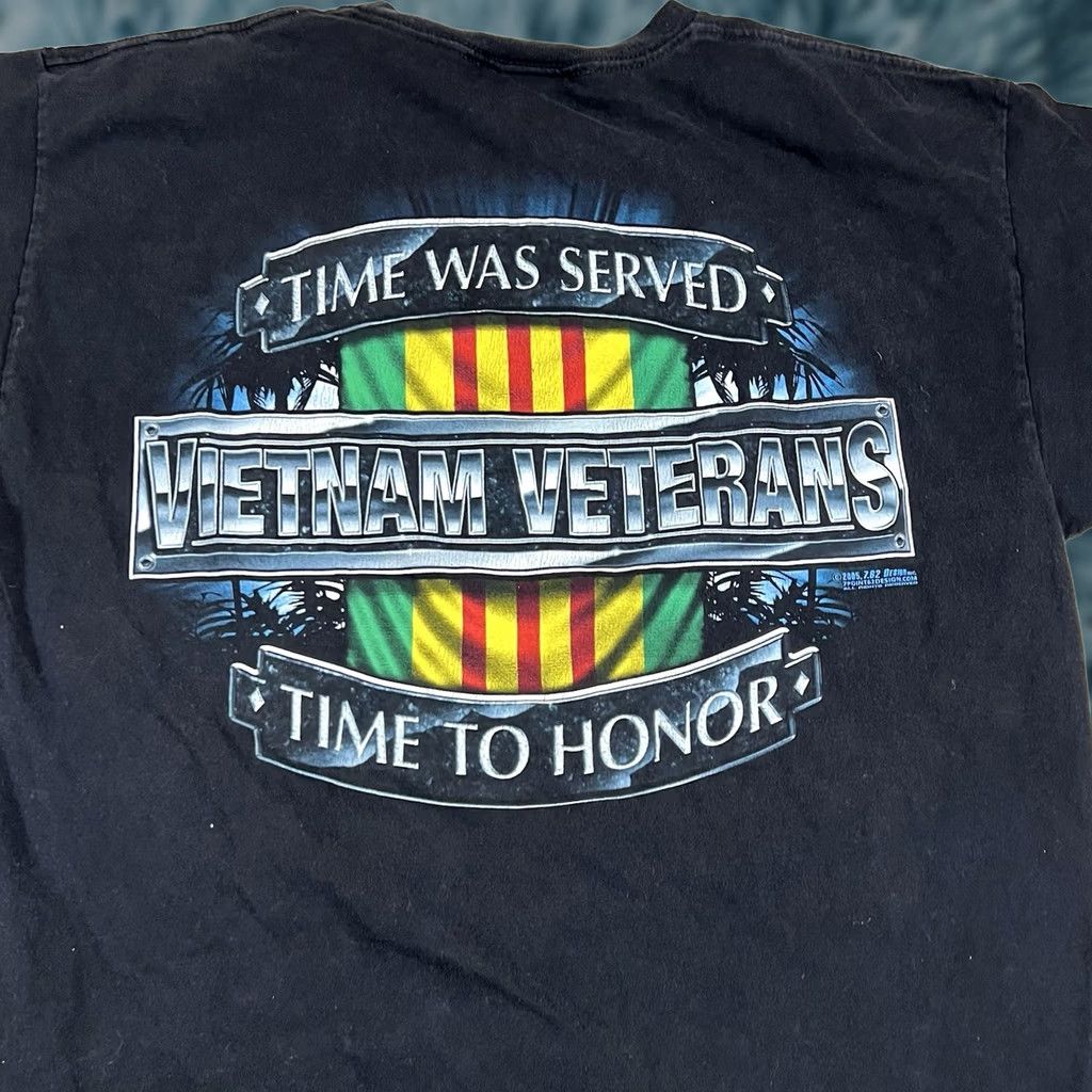 Vintage VINTAGE 7.62 Design Army T-Shirt L Black Mens Military Tshirt Size Large Size US L / EU 52-54 / 3 - 1 Thumbnail