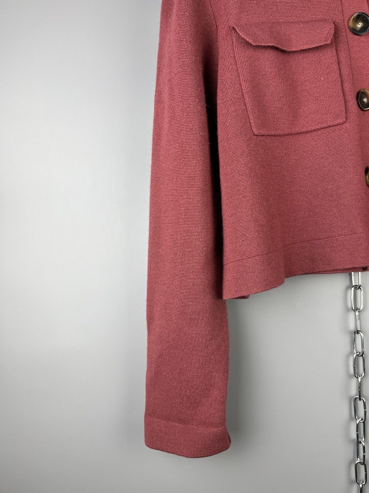 Sezane Sezane Womens Merino Wool Cropped Blazer Jacket Size XS / US 0-2 / IT 36-38 - 6 Thumbnail