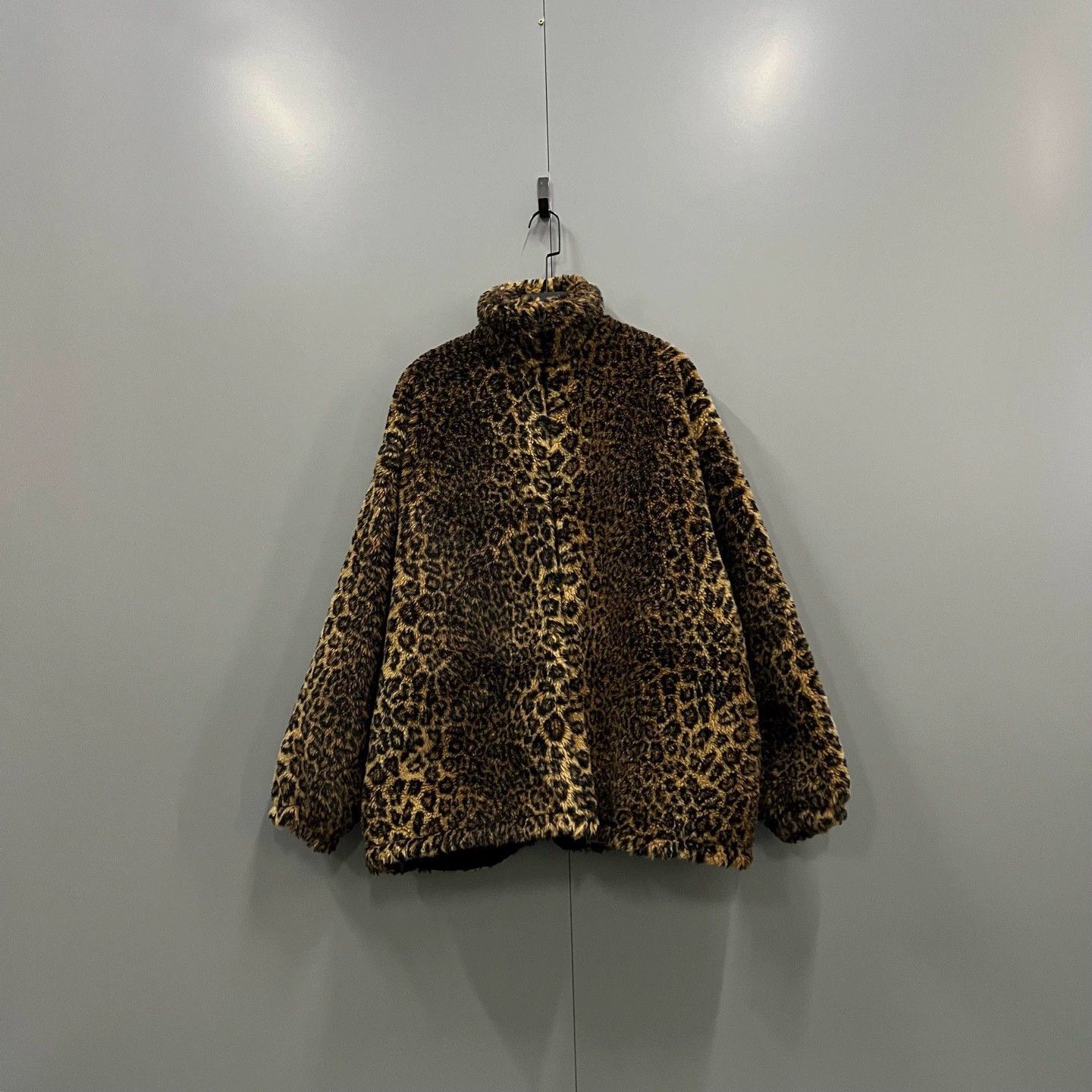 Balenciaga Balenciaga Leopard Fur Zip Coat - dmc Size US S / EU 44-46 / 1 - 1 Thumbnail