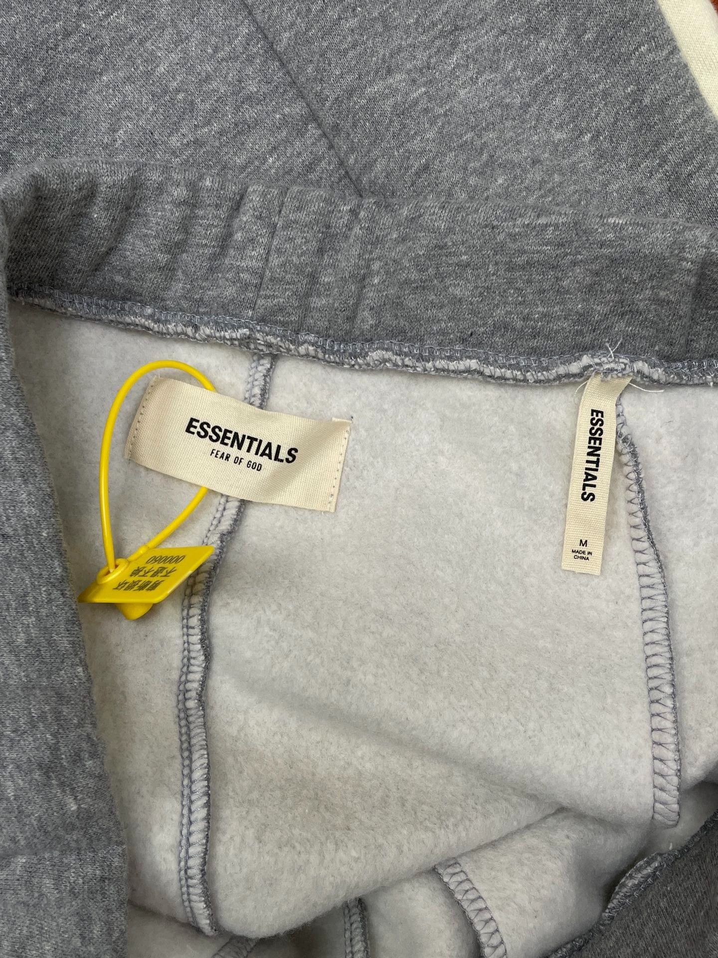 Fear of God Fear of God Essentials Gray Ivory Stripe Sweatpants M Size US 32 / EU 48 - 3 Thumbnail