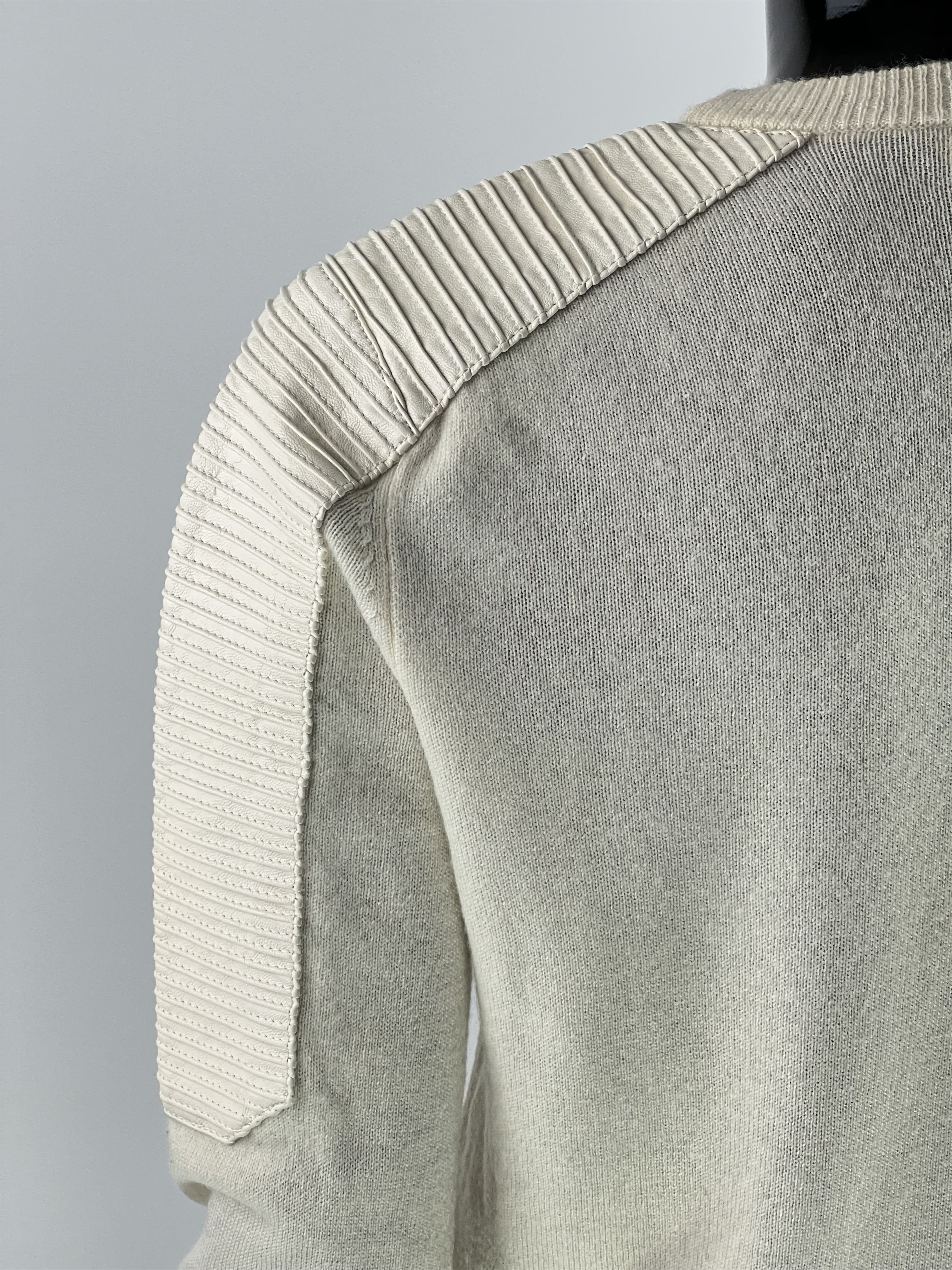 Maje Maje Ivory Wool Cashmere Jumper Sweater Size 1 Size S / US 4 / IT 40 - 4 Thumbnail