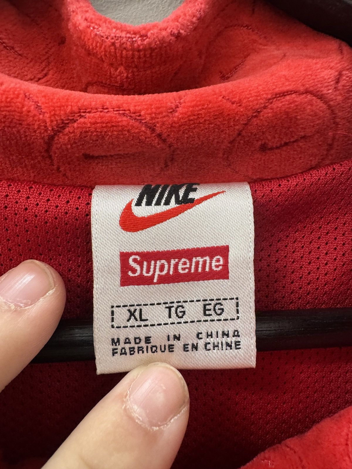Nike × Supreme Supreme Nike Velour Track Jacket Size US XL / EU 56 / 4 - 5 Thumbnail