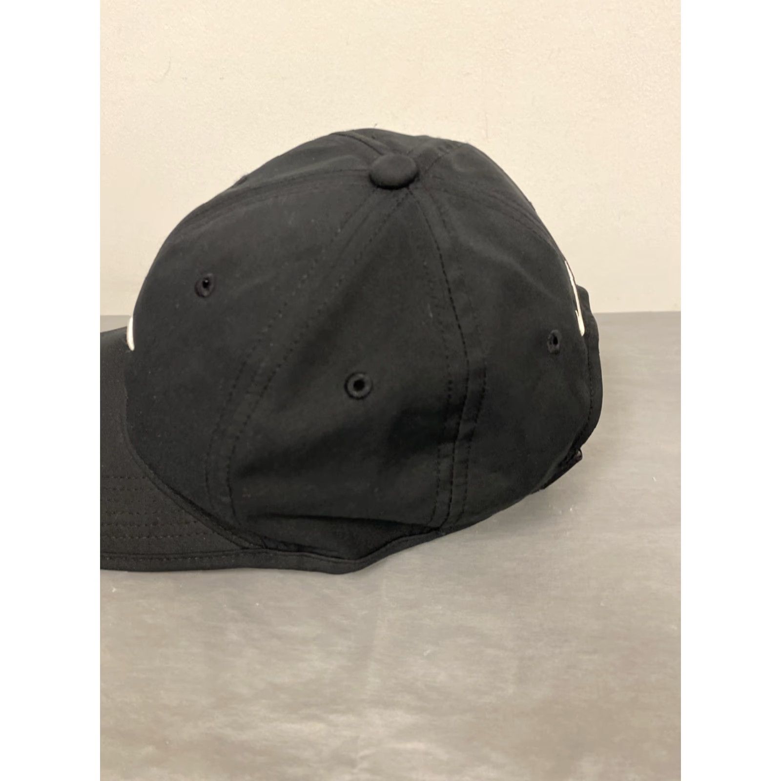 Nike VINTAGE Nike Dri Fit Baseball Cap Snapback M/L Black White Logo /662 Hat Men Size ONE SIZE - 3 Thumbnail