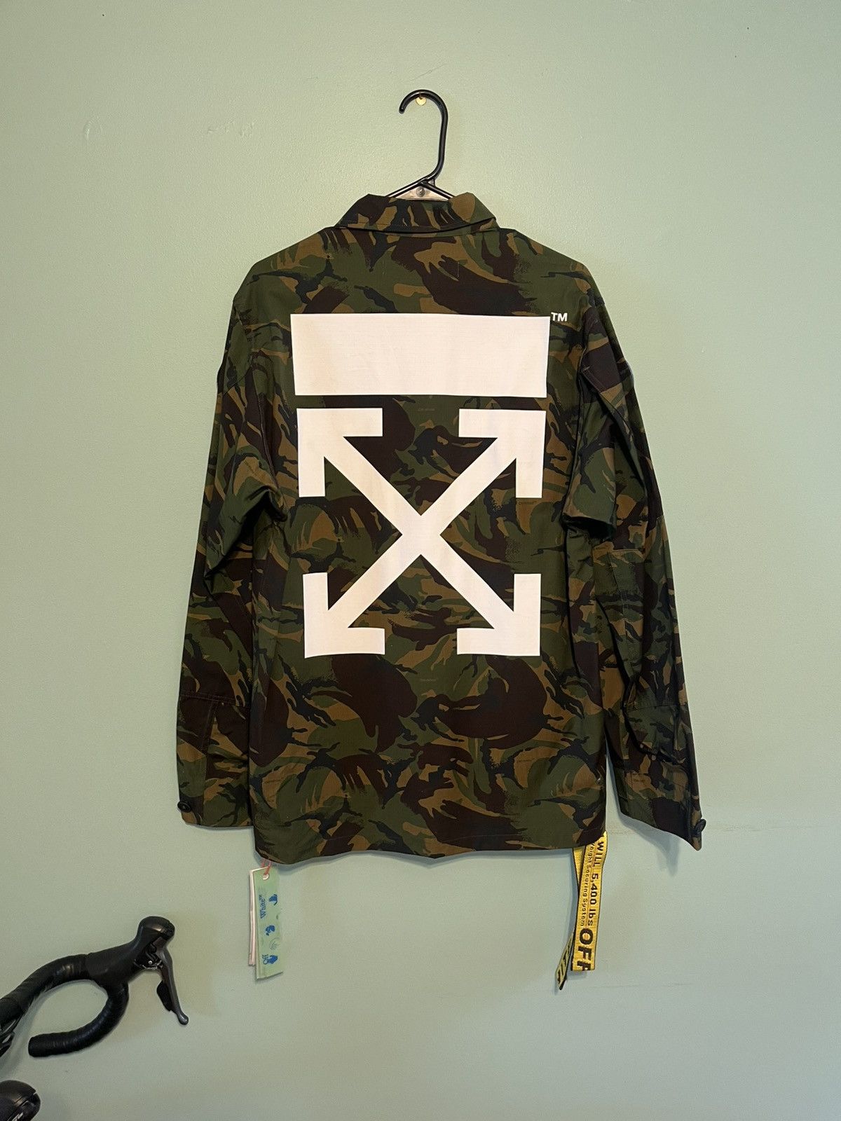 Off-White Off-White Camo Patch Field Jacket- Green Size US S / EU 44-46 / 1 - 1 Thumbnail