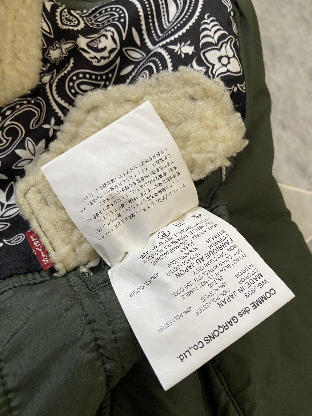 Comme des Garcons Junya Watanabe x Levis AD2008 Quilted Trucker Jacket Size US S / EU 44-46 / 1 - 6 Thumbnail