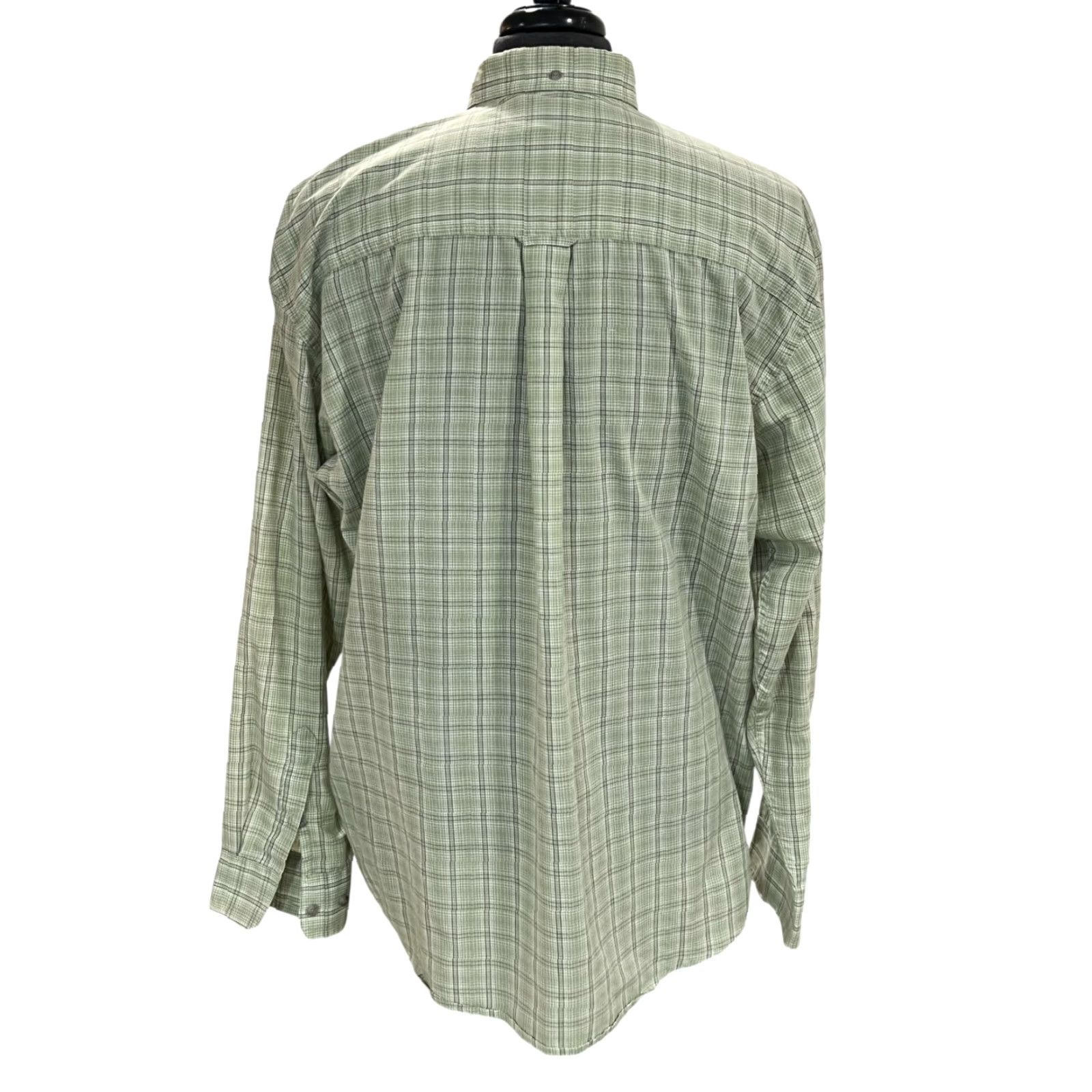 Wrangler VINTAGE Wrangler Riata Green Plaid Shirt Mens XL Long Sleeve Button Up Size US XL / EU 56 / 4 - 6 Thumbnail