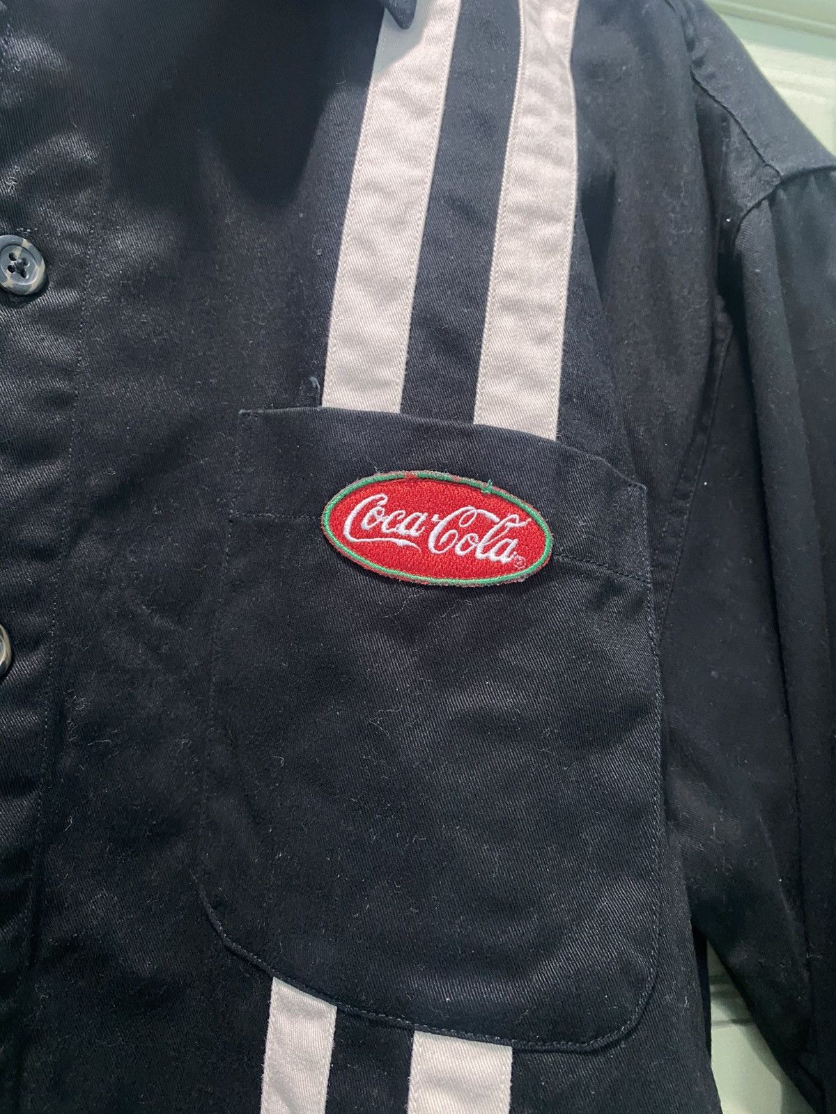 Coca Cola Vintage Coca-Cola Black Work Shirt Size US L / EU 52-54 / 3 - 5 Thumbnail