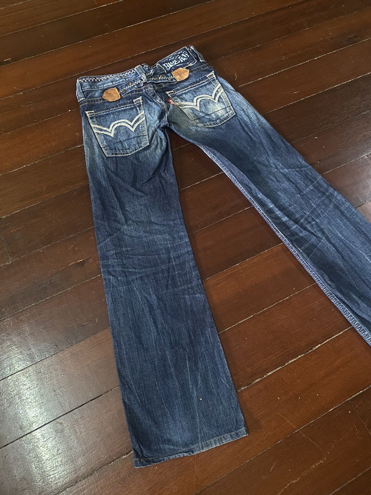 Designer × Edwin FIRE 🔥 EDWIN BLUE TRIP WIDE LEG BOOT CUT Size 30" / US 8 / IT 44 - 10 Thumbnail