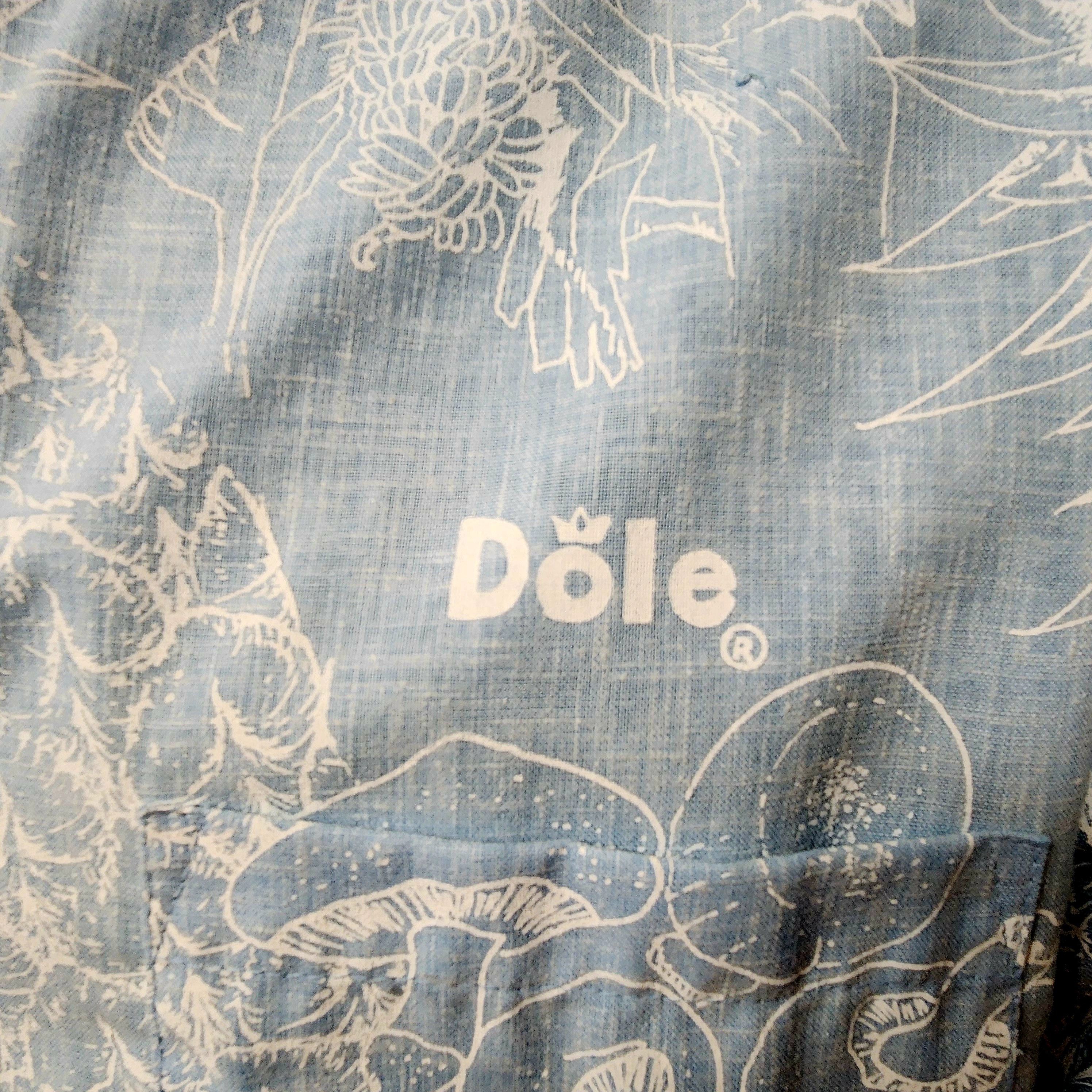 Vintage Dole pineapple shirt L blue Hawaiian pullover vintage 1980s Size US L / EU 52-54 / 3 - 5 Thumbnail