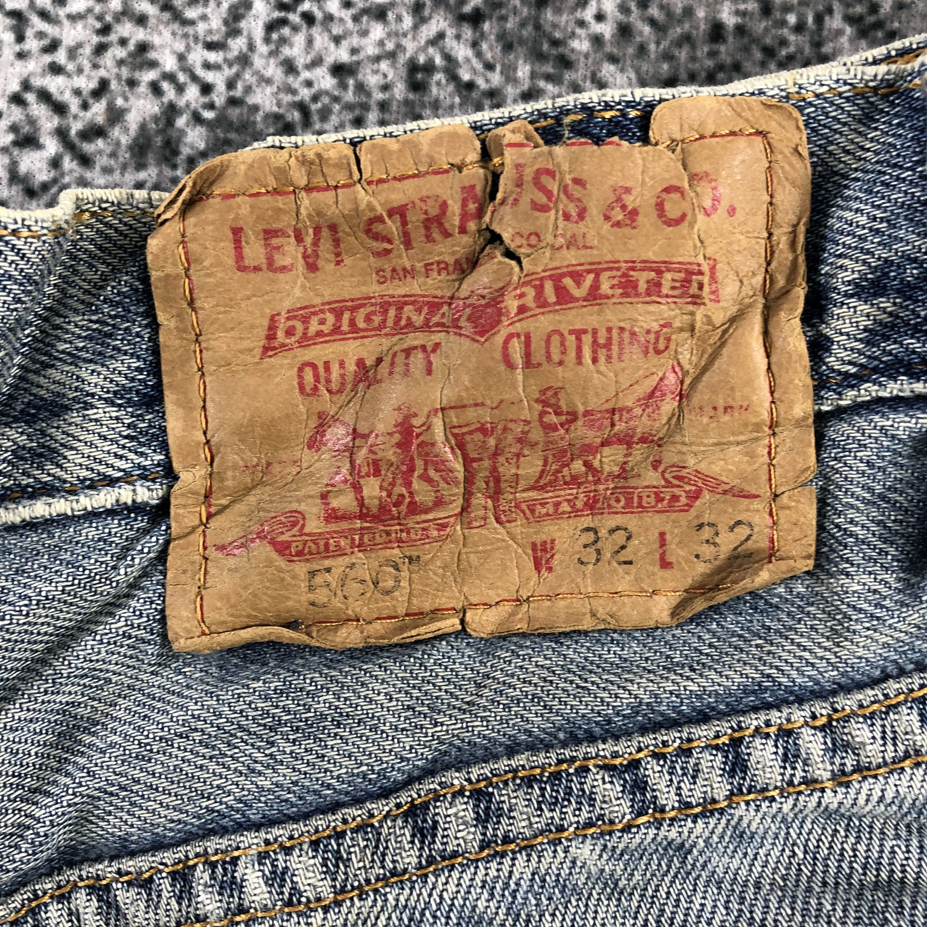 Levi's Vintage Levis 560 Jeans Dirty Wash Denim KJ909 Size US 32 / EU 48 - 5 Thumbnail