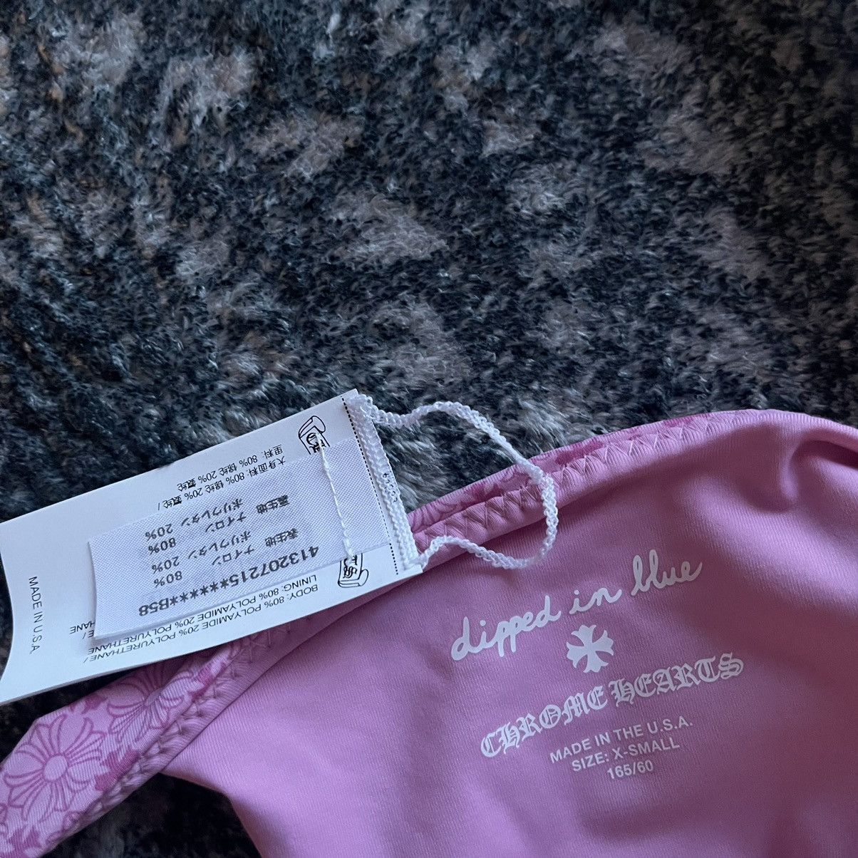 Chrome Hearts Chrome Hearts Dipped in Blue pink bikini set XS Size ONE SIZE - 5 Thumbnail