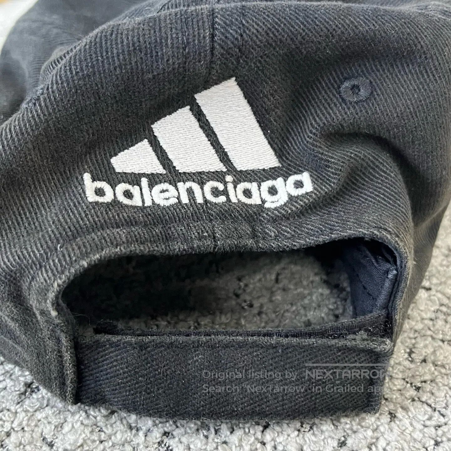 Balenciaga Balenciaga Logo-printed cotton baseball cap| Size ONE SIZE - 3 Thumbnail