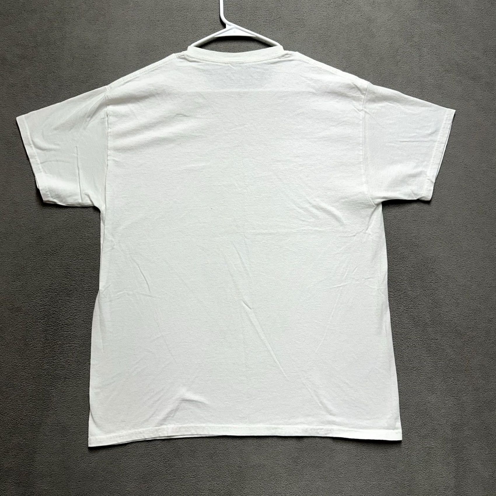 Vintage Barney Shirt Mens Large White Graphic Tee Crewneck Short Sleeve EUC Size US L / EU 52-54 / 3 - 2 Thumbnail