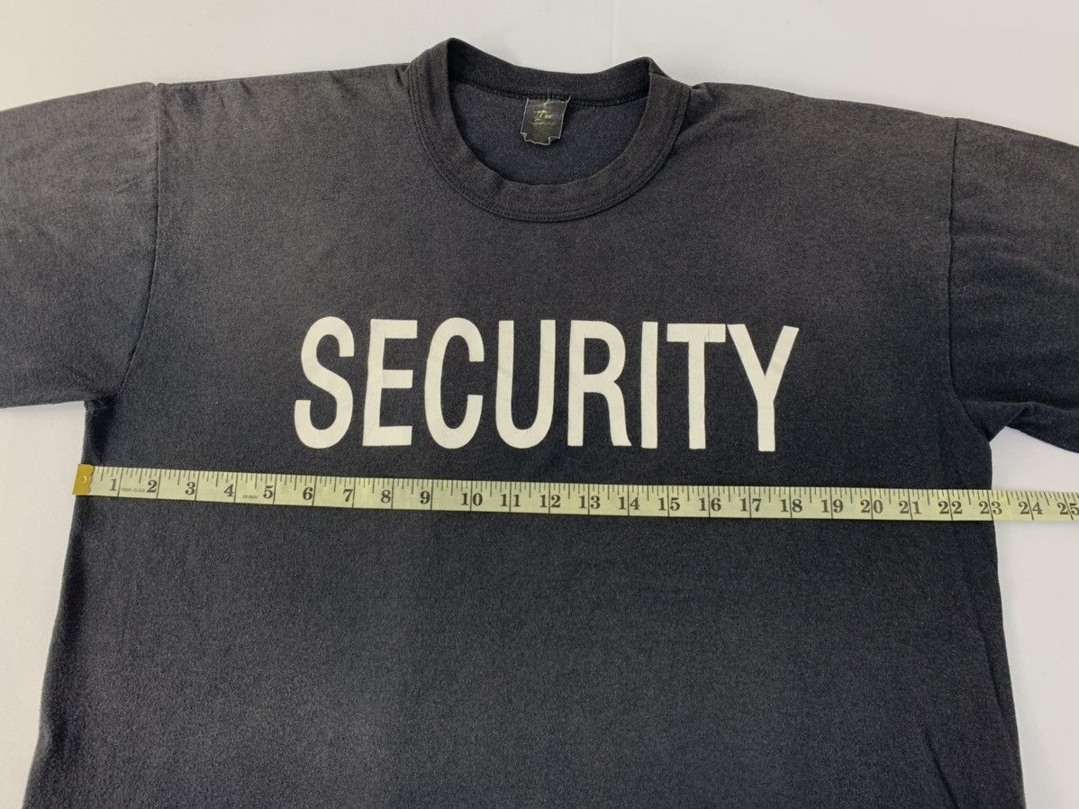 Uniform Wares 90s Security Event Bouncer Guard Staff Screen Crewneck Tee Size US XL / EU 56 / 4 - 8 Thumbnail
