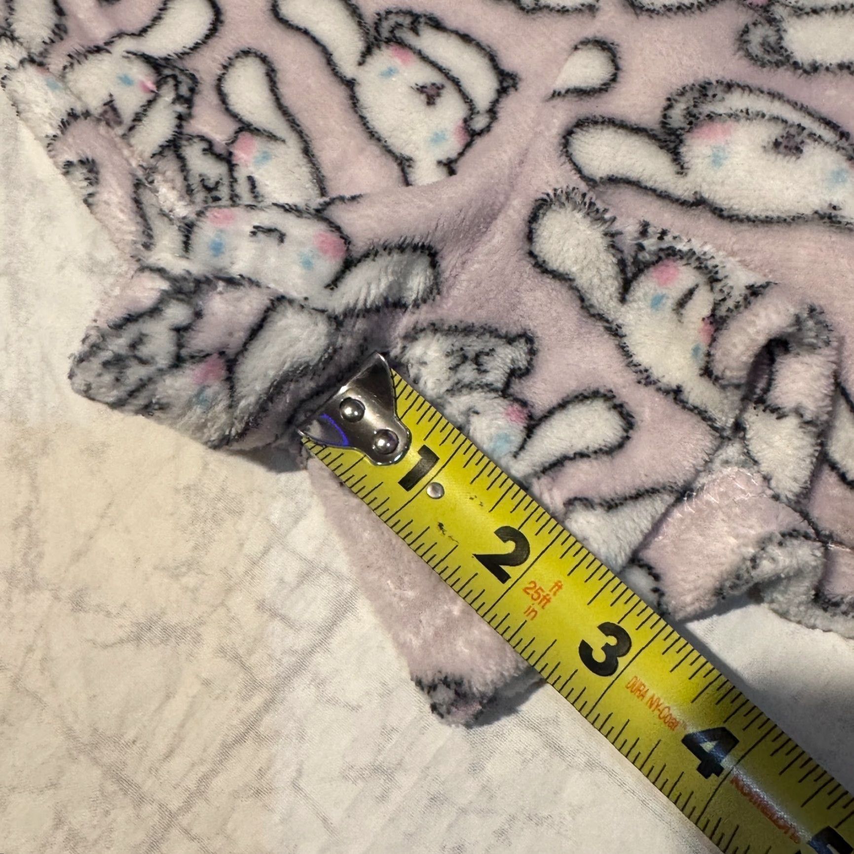 Vintage Sanrio Womens M Hello Kitty & Friends Cinnamoroll Fleece Shorts Pajamas Lounge Pink Polyester Front Flat Fleece Regular M Womens Size 32" / US 10 / IT 46 - 4 Thumbnail