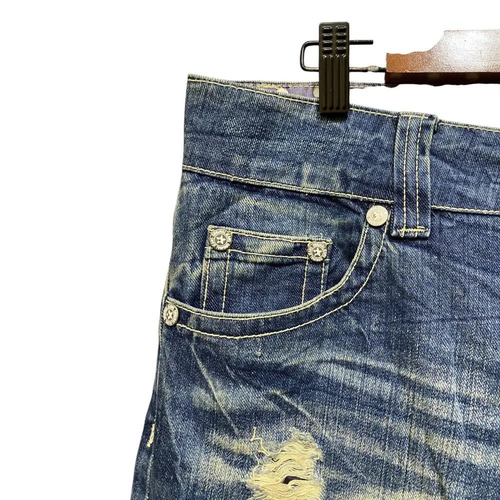 If Six Was Nine Vintage Distressed Jessy Logan Jeans Style Size US 30 / EU 46 - 11 Thumbnail