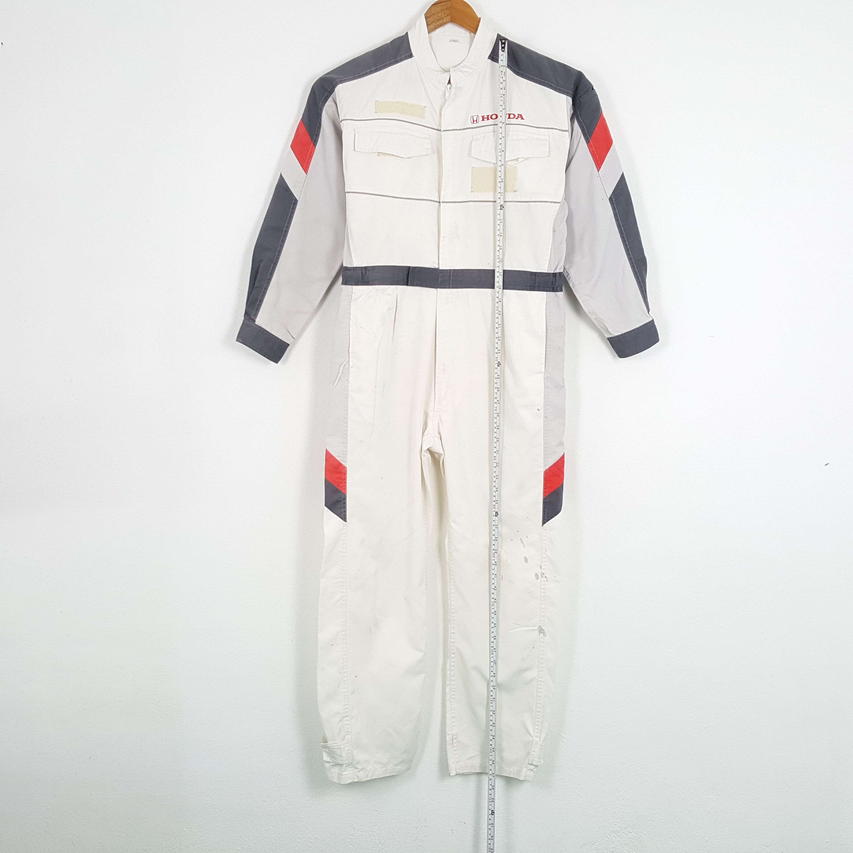 Honda × Vintage Vintage HONDA Japanese Racing Formula One Coverall Jacket Size US M / EU 48-50 / 2 - 7 Thumbnail