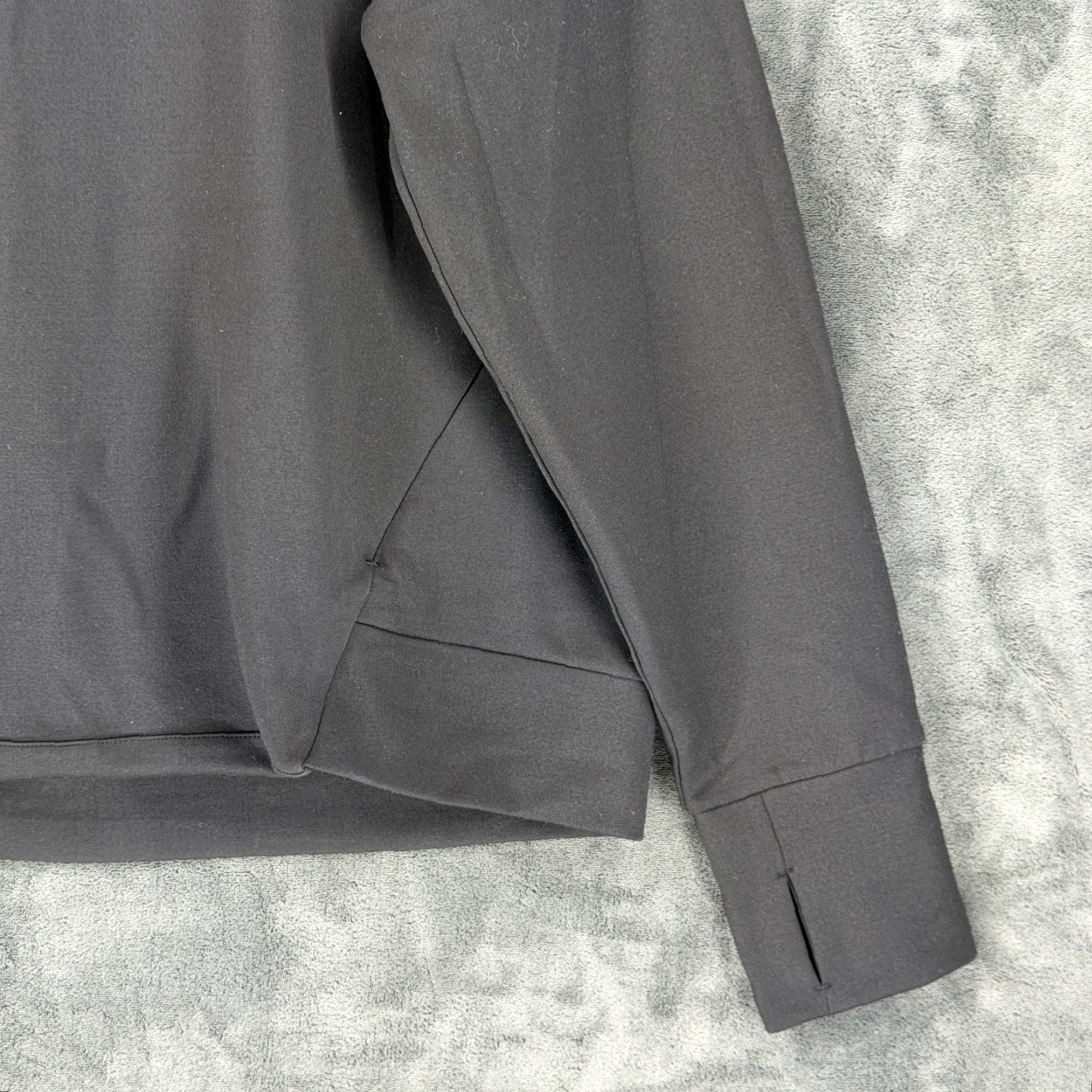 Athleta Athleta Mindset Sweatshirt Black Mock Neck Thumbhole Pullover Womens XL Size XL / US 12-14 / IT 48-50 - 3 Thumbnail