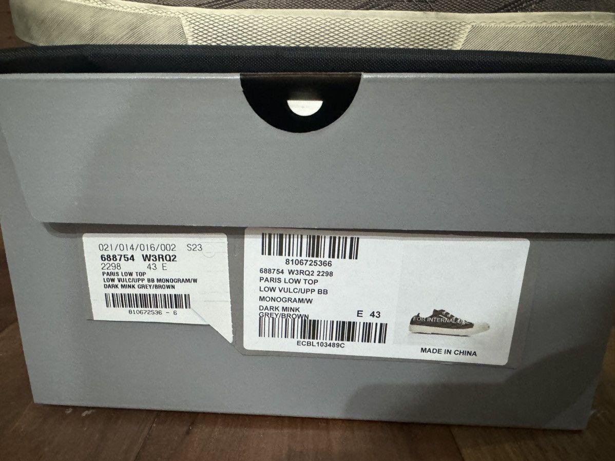 Balenciaga Balenciaga Paris low top monogram sneakers Size US 10 / EU 43 - 3 Thumbnail