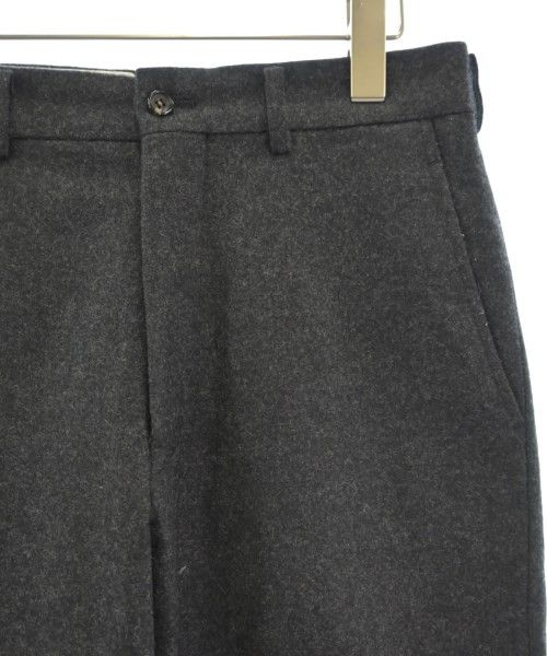 Comme des Garcons Homme Plus Casual Pants Slacks Plain Zipper Wool Hem Folded Gray Size US 30 / EU 46 - 4 Thumbnail