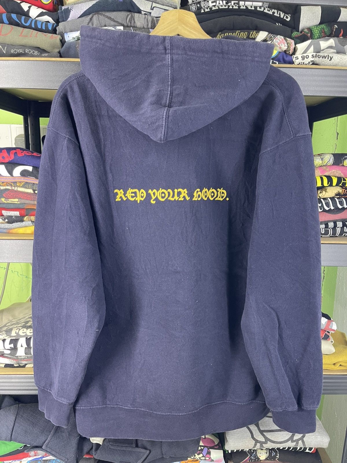 Independent Trading Co. Vintage independent Trading Company Rep Your Hood Hoodie Size US M / EU 48-50 / 2 - 10 Thumbnail