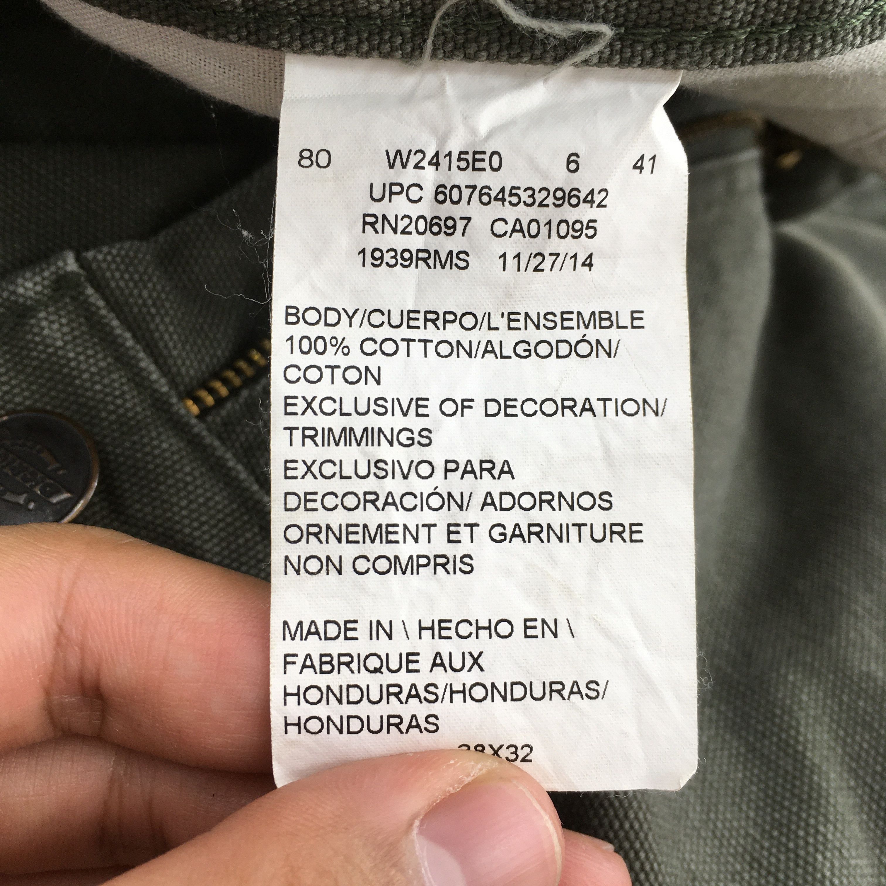 Dickies Size 38x31.5 Dickies Carpenter Jeans Double Knee S900 Size US 38 / EU 54 - 12 Thumbnail
