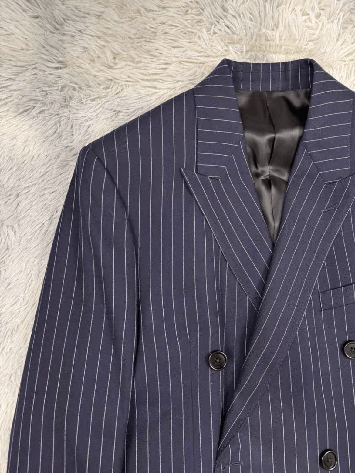 Celine Celine Sz 48 Celine 23AW Wiltern Stripe Jacket-2506 Size US M / EU 48-50 / 2 - 2 Thumbnail