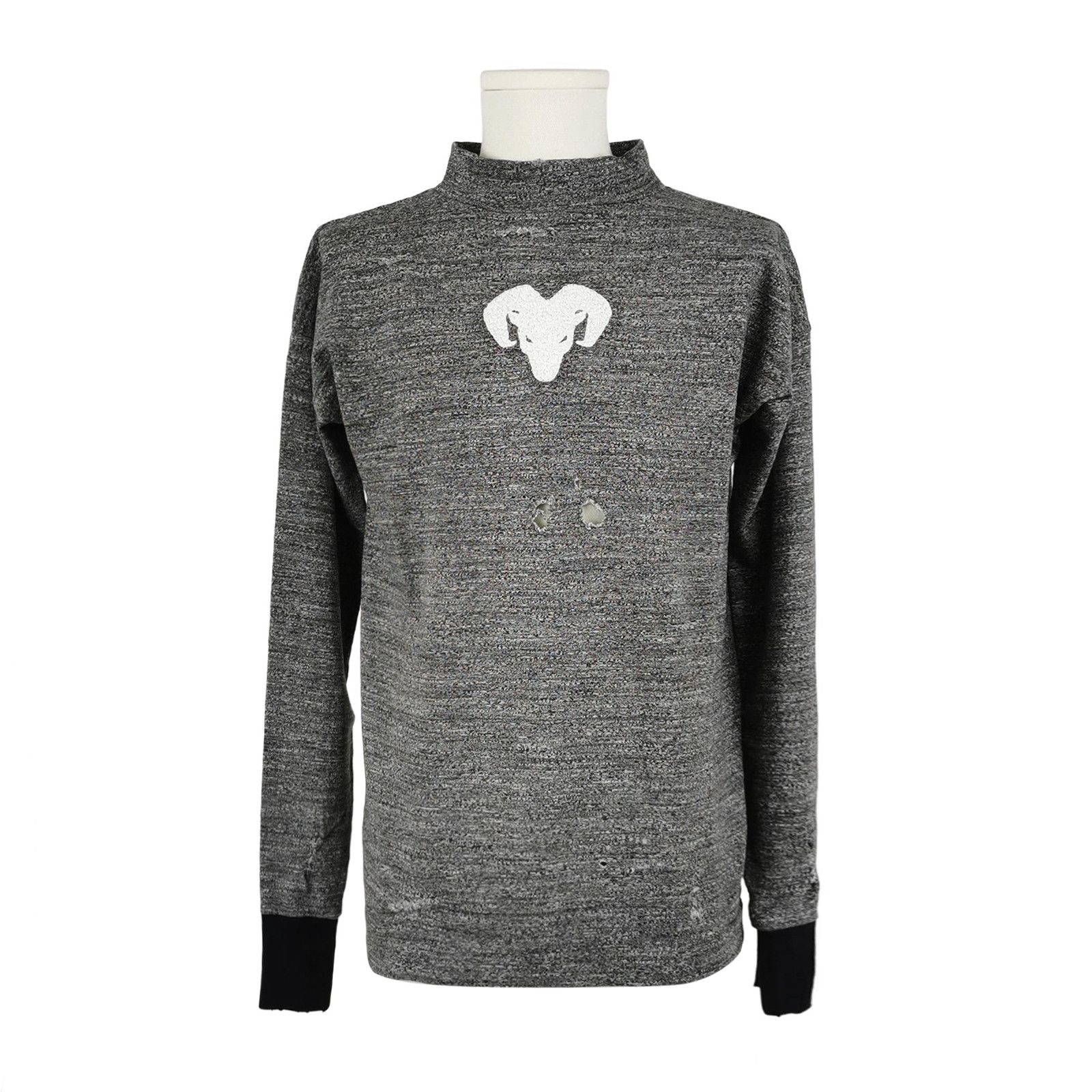 Maison Margiela Maison Margiela Animal Print Cotton Sweatshirt XL Size US XL / EU 56 / 4 - 1 Thumbnail