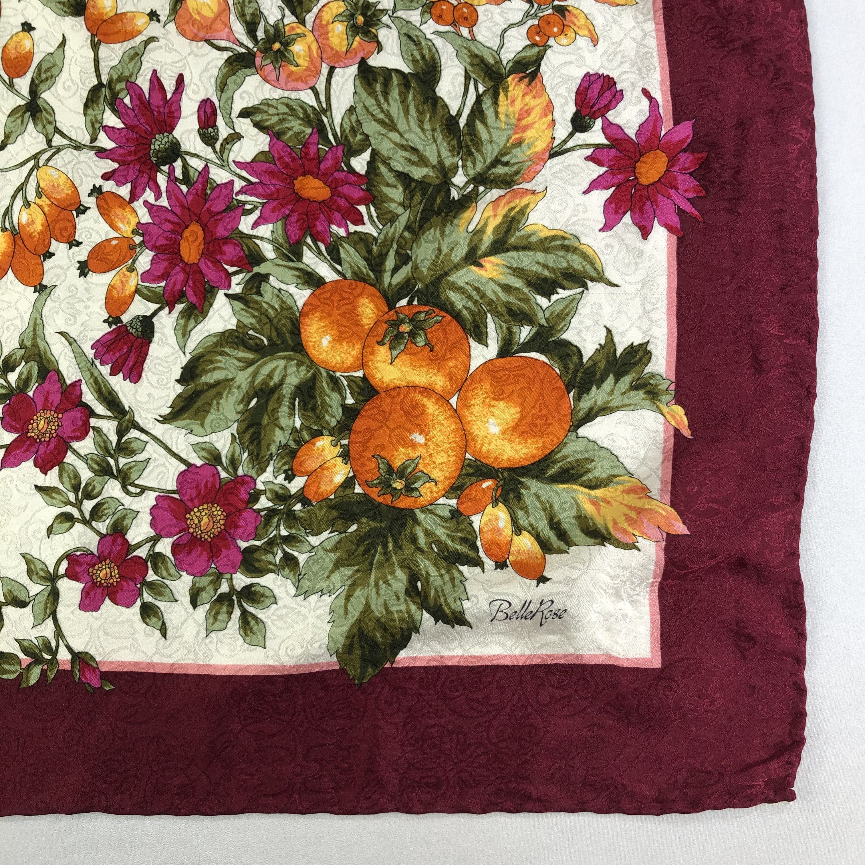 Bellerose × Vintage Vintage Bellerose Silk Scarf Size ONE SIZE - 4 Thumbnail