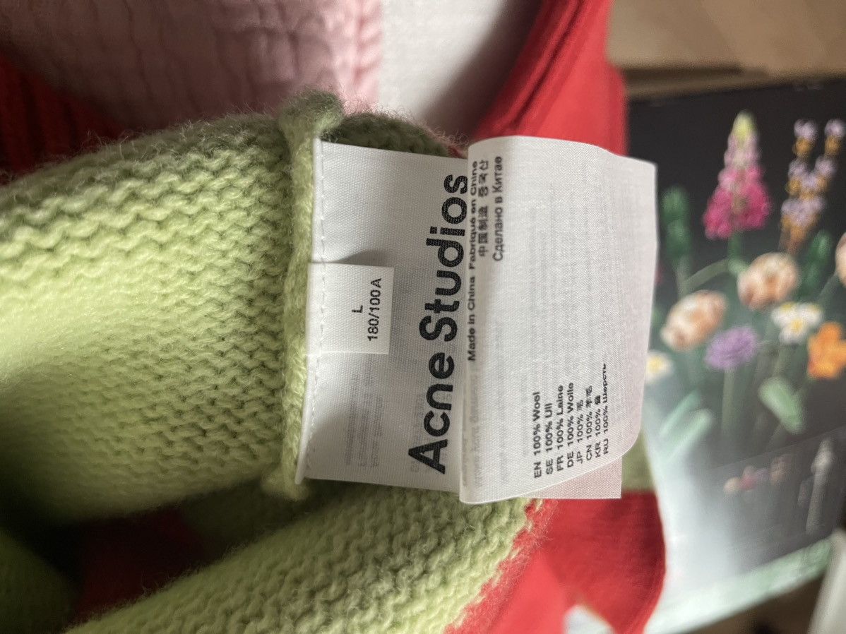Acne Studios Acne Studios Men's Wool Striped Face Sweater Size US L / EU 52-54 / 3 - 5 Thumbnail