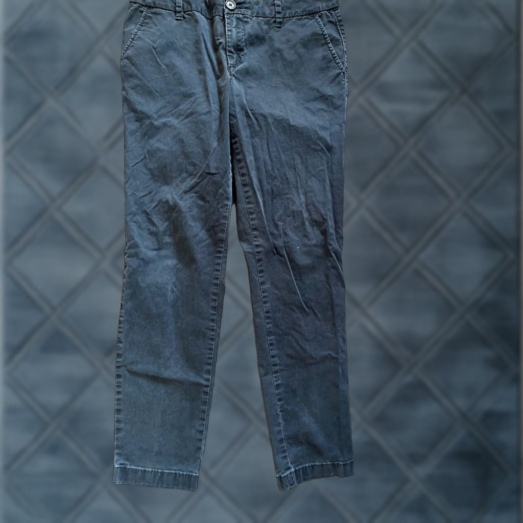 Tommy Hilfiger Tommy Hilfiger Chino Pants Women Size 4 Skinny Mid Rise Stretch Flat Front Navy Blue Size 27" / US 4 / IT 40 - 1 Thumbnail