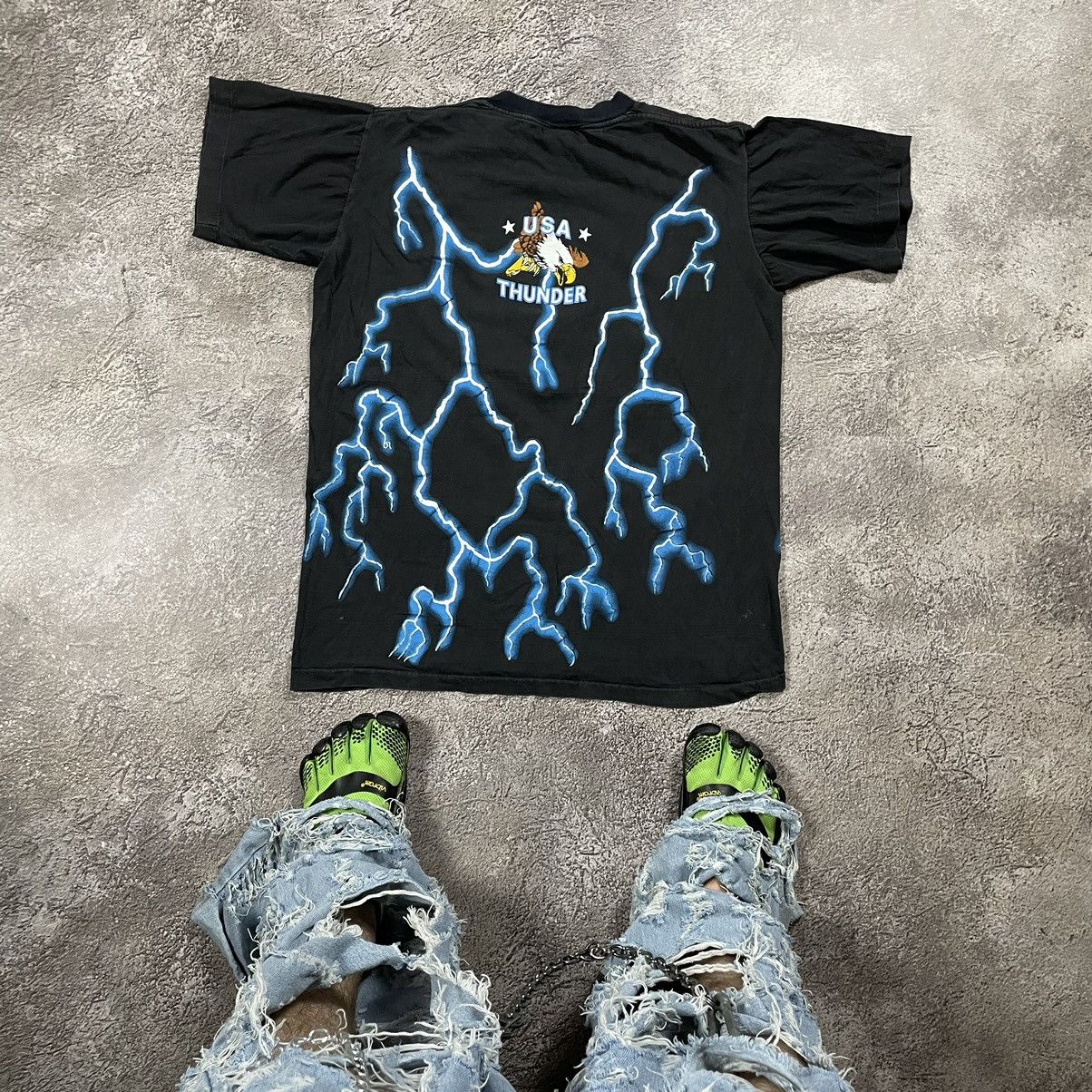 Vintage Vintage Y2K Native American Lightning Graphic Tee Grunge M Size US M / EU 48-50 / 2 - 5 Thumbnail