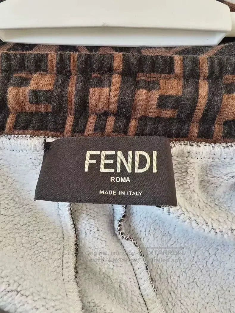 Fendi Fendi Double F Full Print Sweatpants Size US 32 / EU 48 - 3 Thumbnail