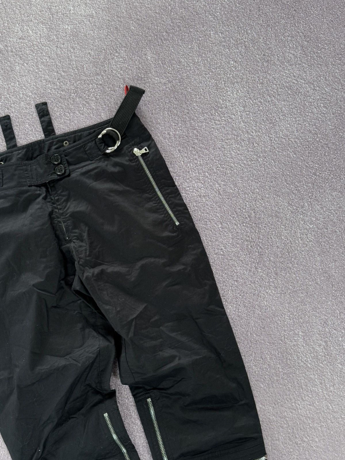 Prada Prada 00’s Archival Multi Zip Luxury Unique Pants Size 30" / US 8 / IT 44 - 6 Thumbnail