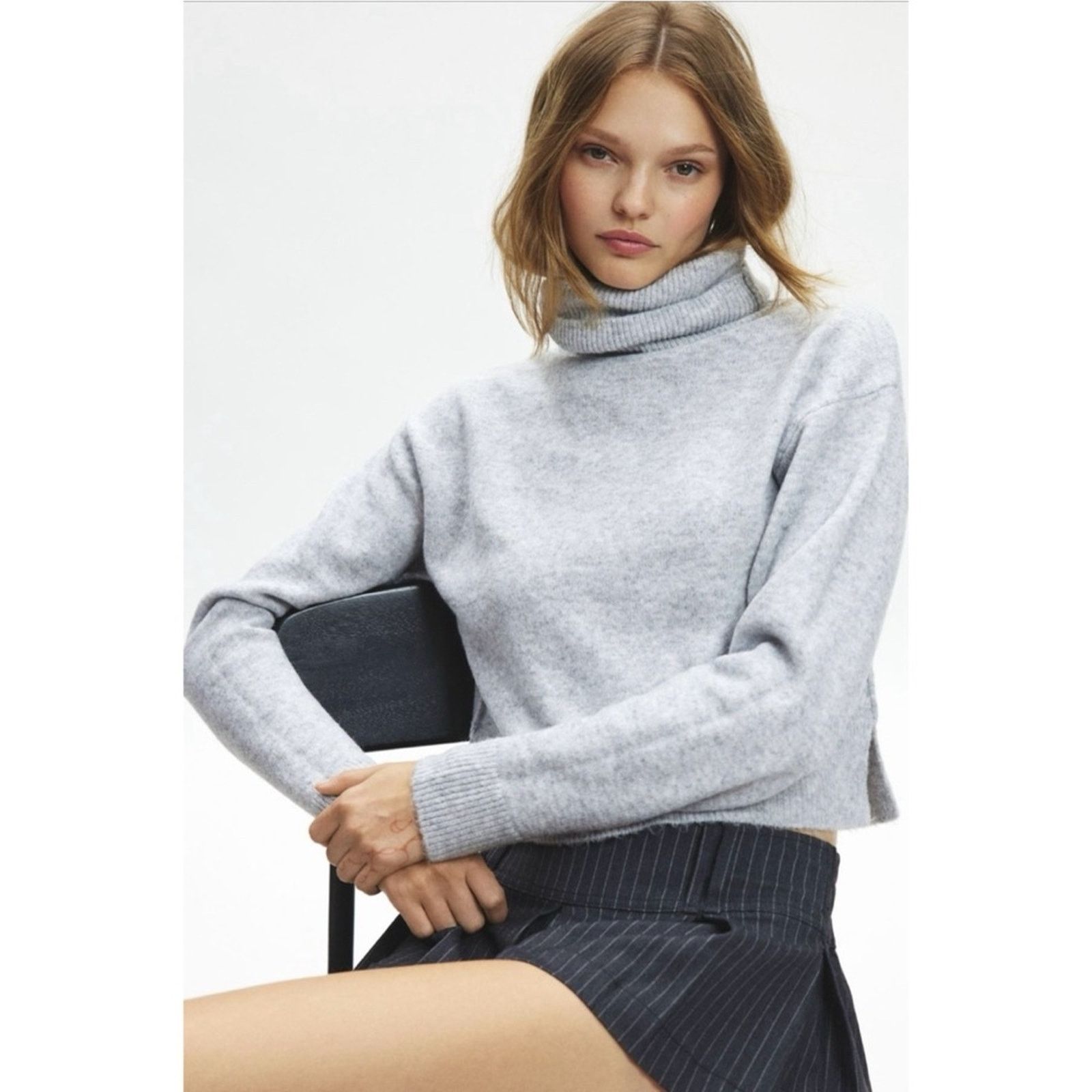 Bdg Urban Outfitters BDG Lake Cropped Turtleneck Sweater S Size S / US 4 / IT 40 - 12 Thumbnail