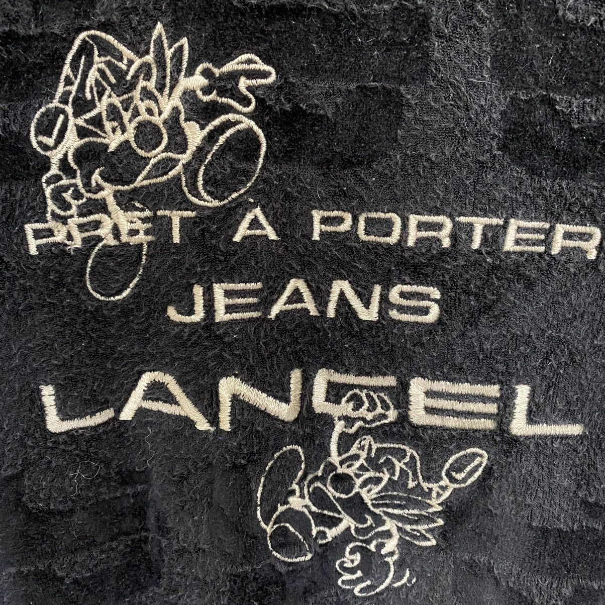 Japanese Brand Vintage 90’s Lancel Paris Big Logo Fleece Sweater Size US L / EU 52-54 / 3 - 8 Thumbnail