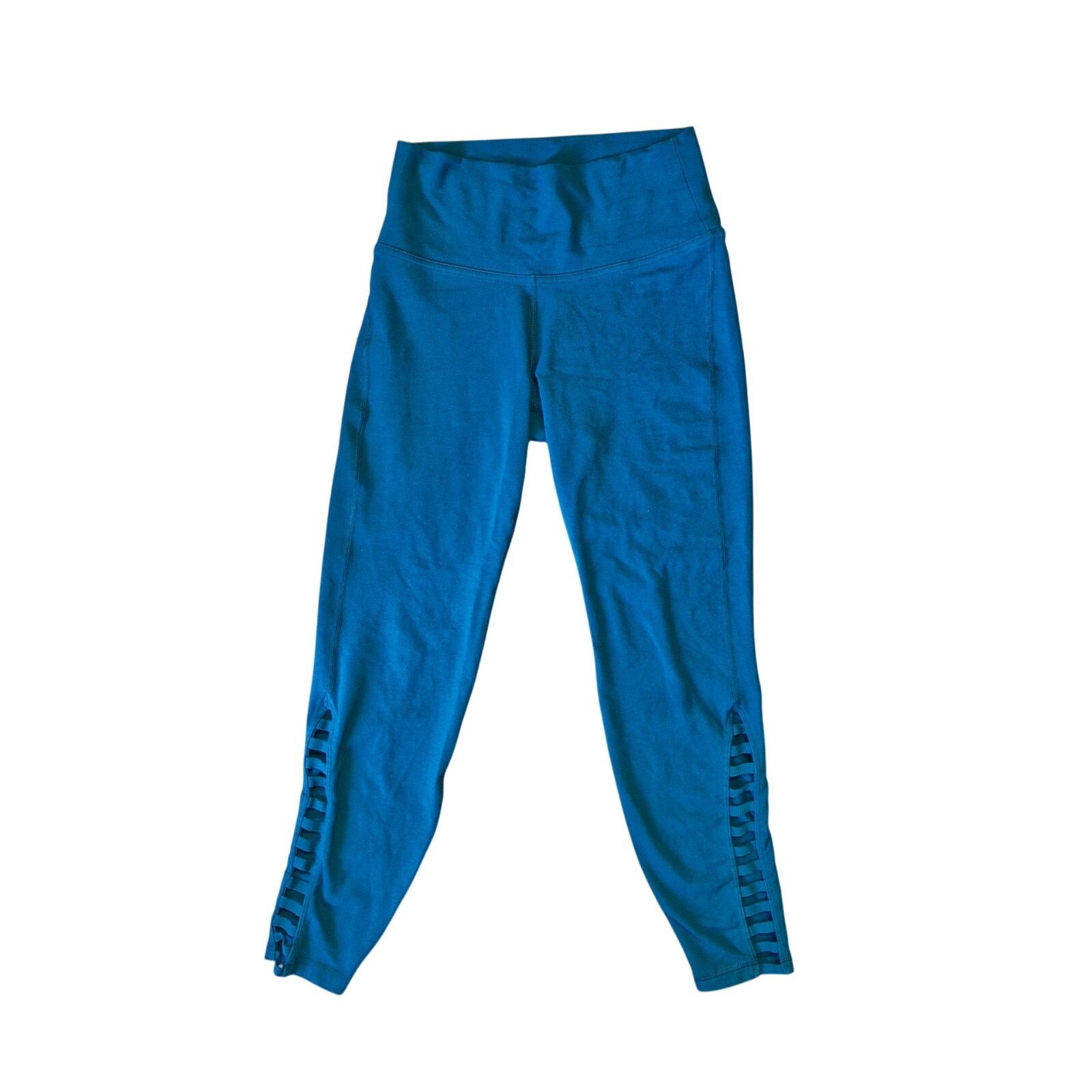 Old Navy Old Navy Leggings Women’s S Teal Cut-Out Activewear NB Dry Size 27" / US 4 / IT 40 - 1 Thumbnail