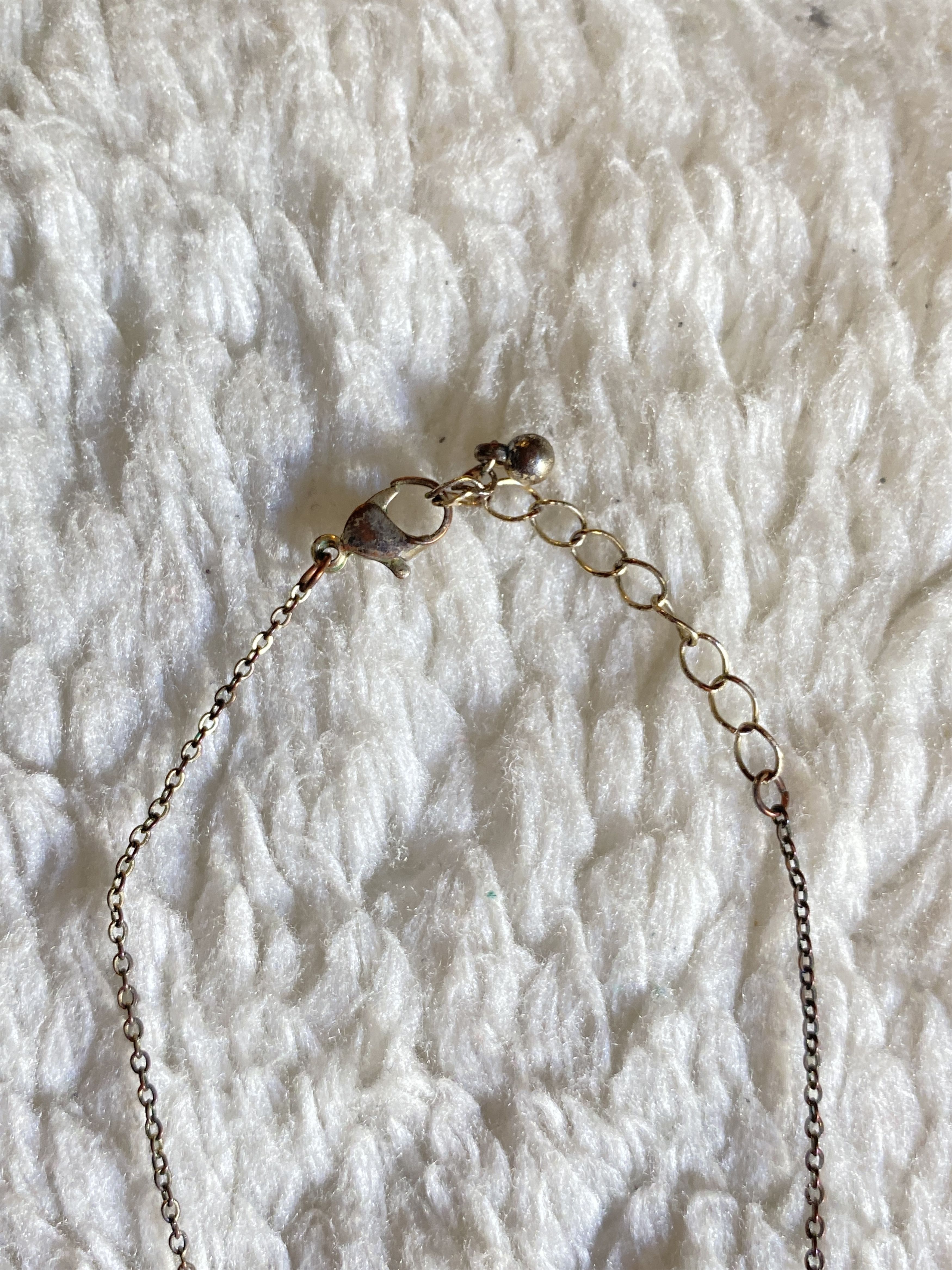 Other Lot of 5 Gold Tone Necklaces - Chain Pendant Choker Bundle Size ONE SIZE - 6 Thumbnail