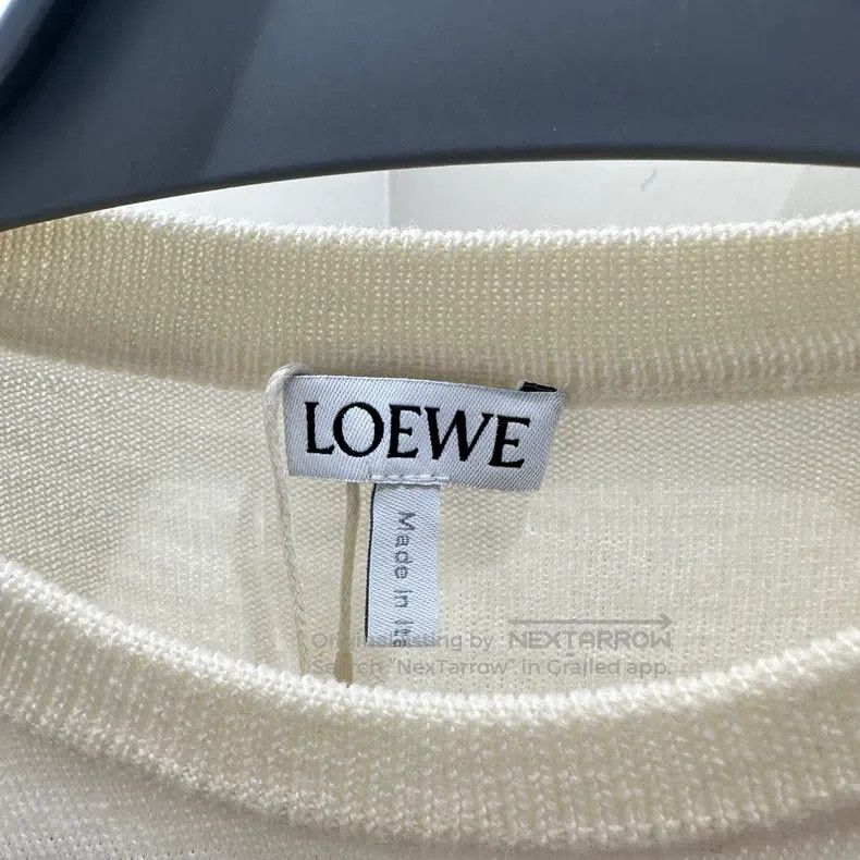 Loewe Loewe Pocketed wool blend long-sleeve knit sweatshirt Size S / US 4 / IT 40 - 4 Thumbnail