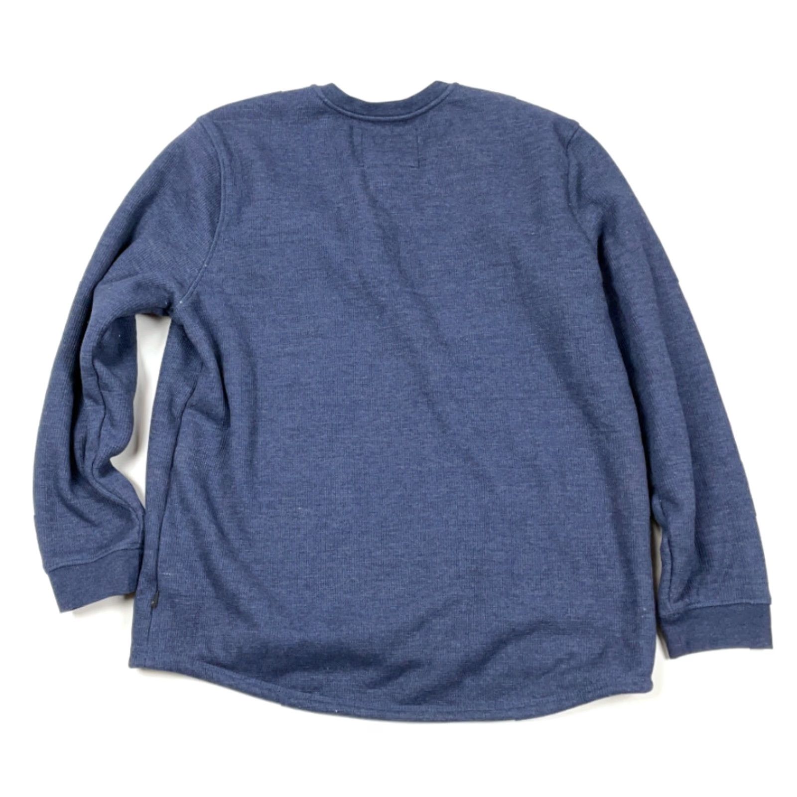 Lee Lee Heavyweight Sherpa-Lined Henley Sweater Adult XL Dark Blue Thermal Pullover Size US XL / EU 56 / 4 - 2 Thumbnail