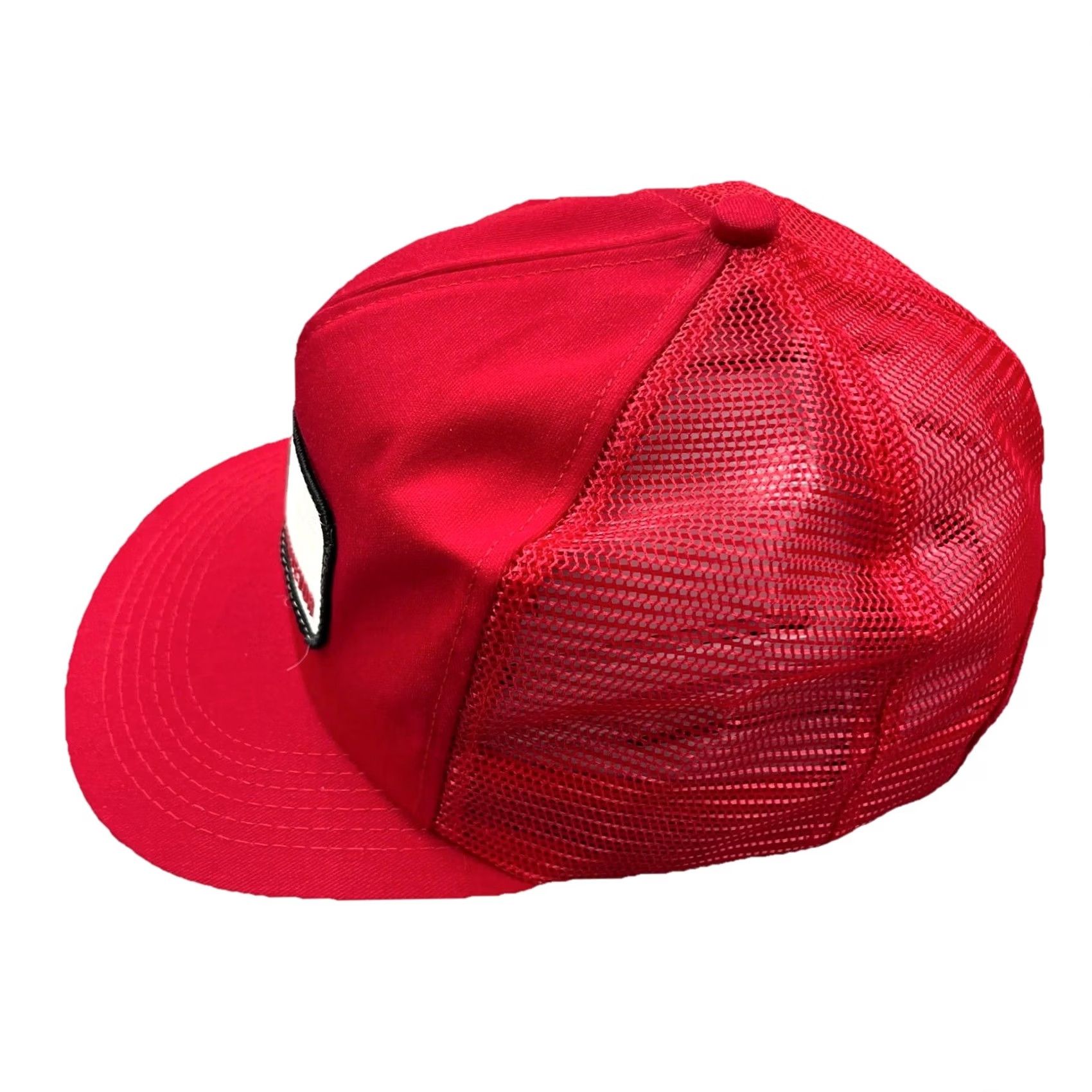 Vintage VINTAGE K Products Trucker Hat Cap Red Made In USA Patch Farm 80s Mine Snapback Mens Size ONE SIZE - 5 Thumbnail