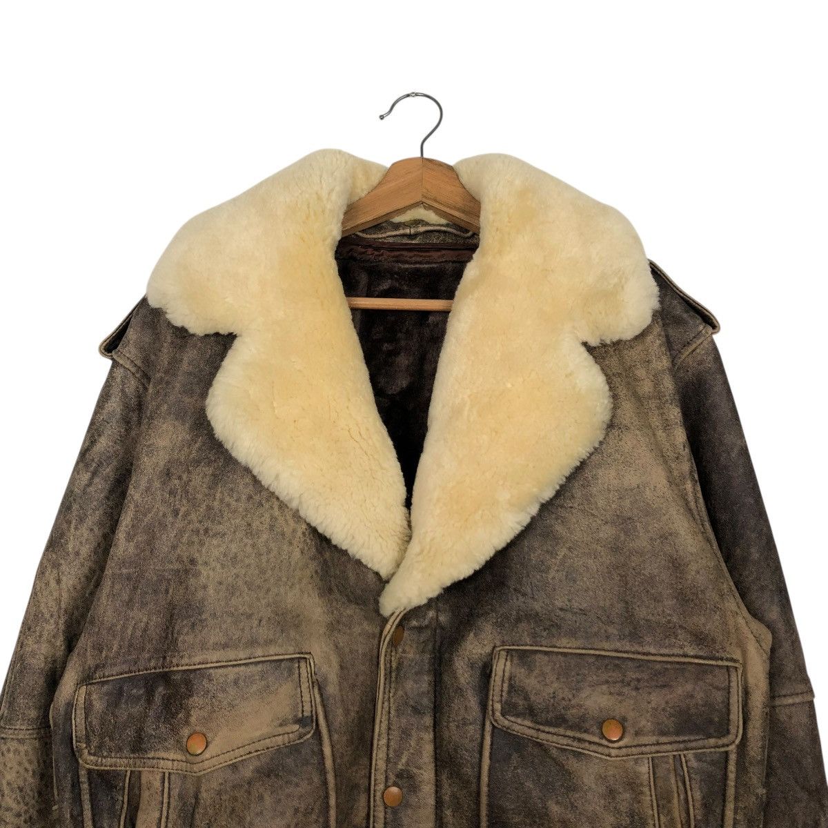 Genuine Leather 🔥VINTAGE BIKER LEATHER JACKET UNBRANDED ISSEY MIYAKE Size US M / EU 48-50 / 2 - 5 Thumbnail