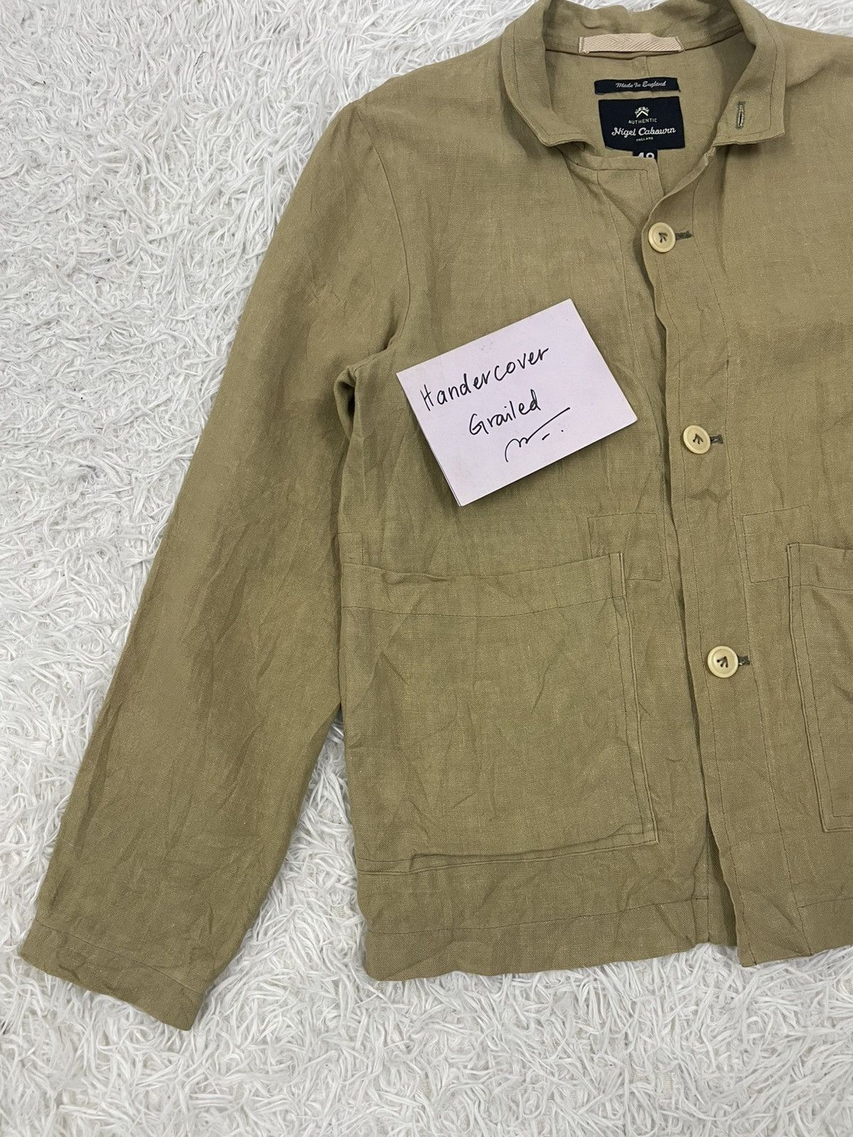 Nigel Cabourn Nigel Cabourn Buttons Shirt/Jacket Made in England Size US M / EU 48-50 / 2 - 3 Thumbnail