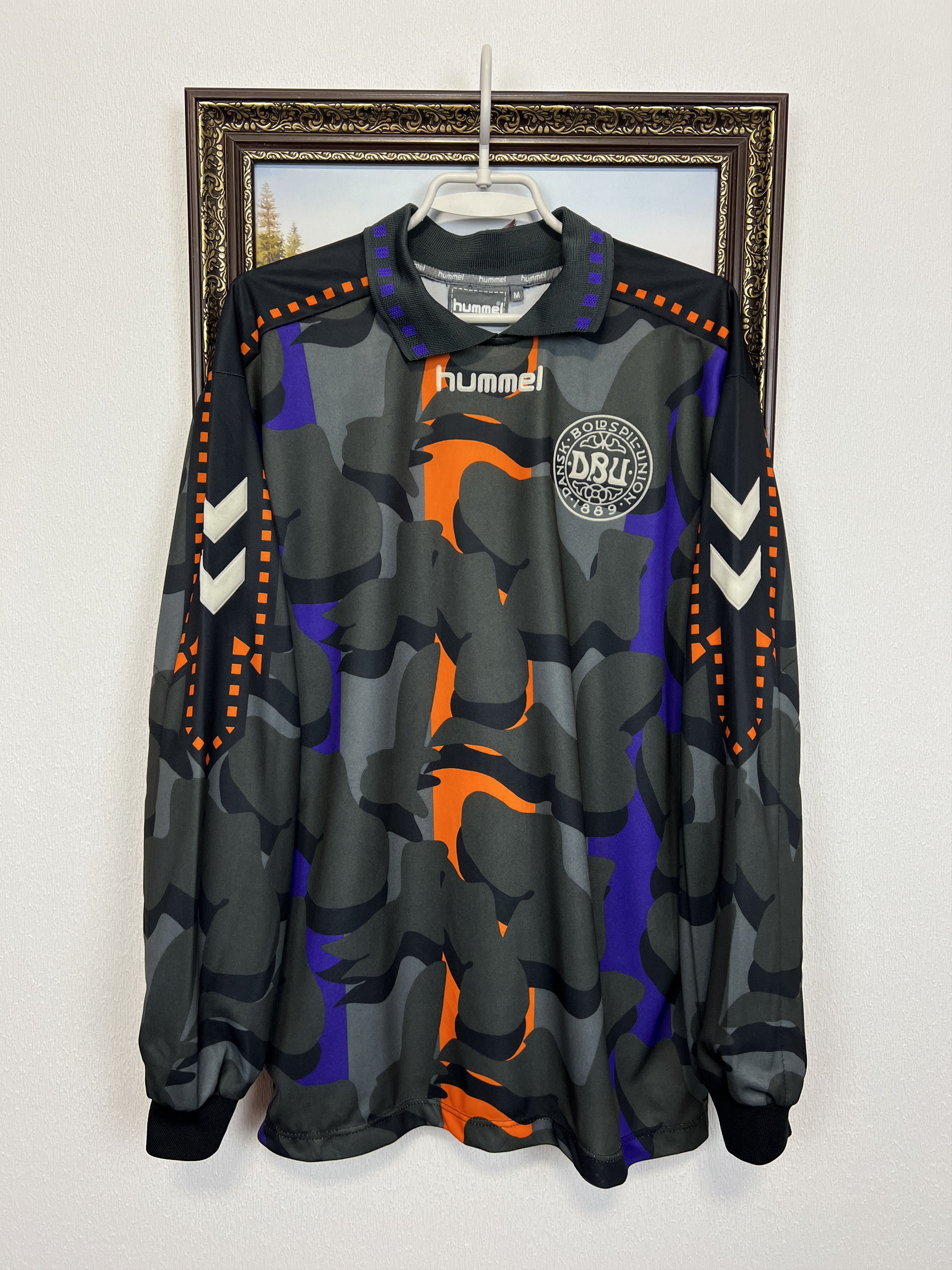 Hummel Denmark Goalkeeper football shirt 1996 Soccer Jersey Trikot Size US M / EU 48-50 / 2 - 1 Thumbnail
