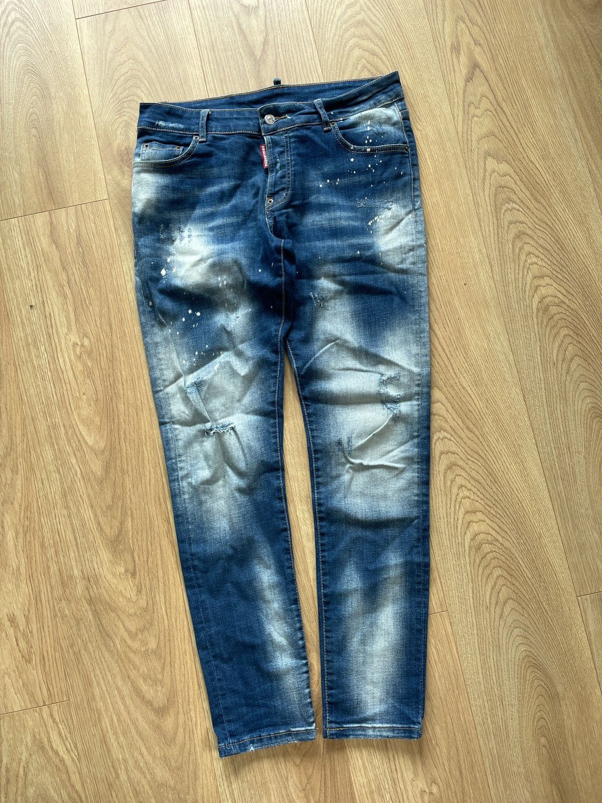 Dsquared2 Dsquared2 Cool Guy Jeans Jean Painted Distressed Size US 34 / EU 50 - 1 Thumbnail