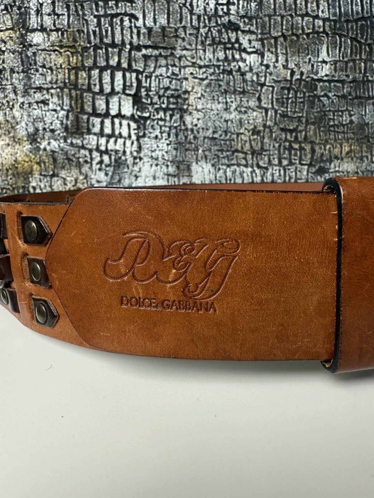 Dolce & Gabbana Vintage Dolce & Gabbana Leather Belt Size ONE SIZE - 6 Thumbnail