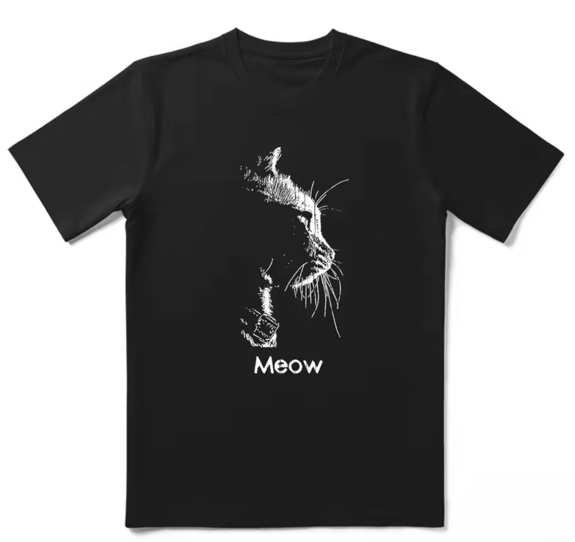 Other Streetwear Vintage Prestige Cat Shadow Print T-Shirt Punk Size US XL / EU 56 / 4 - 1 Thumbnail